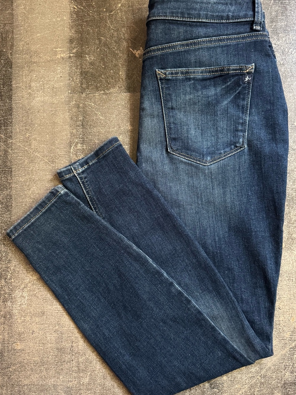 Maurices Dark Blue High-Rise Button-Front Women's Jeans